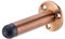 Copper Skirting Door Stop – 75mm with Buffer