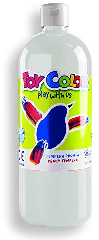 Toy Color Tempera Paint | White | 1000 ml | Washable Paints for Kids | Poster Paint