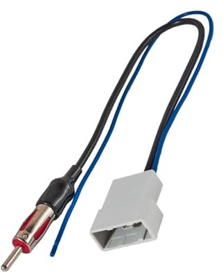 RED WOLF Antennenadapter GT13 auf DIN Stecker für 2007-2020 Nissan Frontier Altima Titan Murano 370Z Juke Autoradio Antenne Adapterkabel