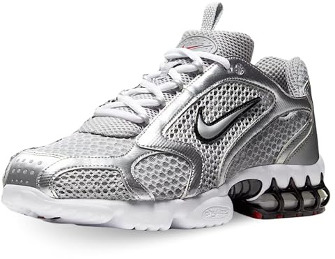 Nike Herren Air Zoom Spiridon Cage 2 Freizeit-Schuhe, Lt Smoke Grey/Metallic Silver, 47.5