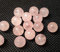 Lot de 25 perles en quartz rose - 8 mm, 6 mm et 4 mm - Avec trou pour enfiler le collier