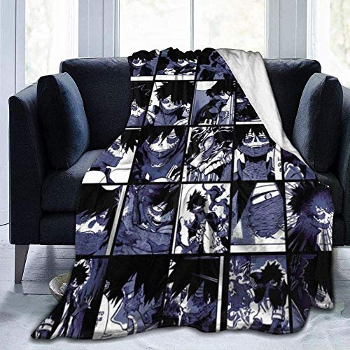 XZHYMJ Decke My-Hero-Mha-Academia-Dabi Flanell Fleece Decke werfen Schlafsofa Couch Wohnzimmer weich warm 50x40 Zoll