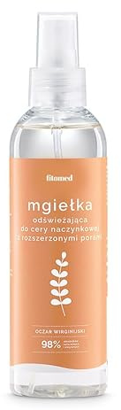 Fitomed Hamamelis Face Mist 200ml - Feuchtigkeitsspray Gesicht für Rötungen Reduzieren und Poren Verengen – Naturkosmetik für Ölige, Misch und Trockene Haut