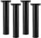 Pieds De Canapé En Alliage d'Aluminium, Rondes Pied De Meuble Reglable Pattes De Meuble En Métal Pieds Table Basse,Pour Canapé Chaises Armoire Meuble, Jeu De 4(Color:black,Size:30cm/12in)