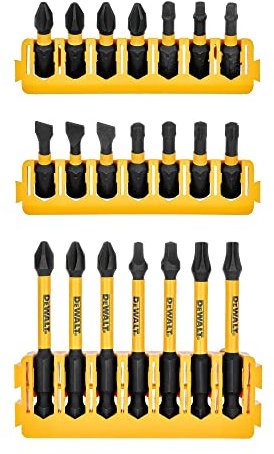 DEWALT BYTC Flex Torq Set #2 Phillips/#8 Schlitzsatz Schaft Schraubendreher Bit Set Schraubendreher (21-teilig) (DWABYTFT-21)