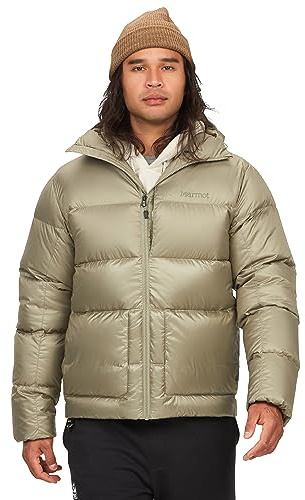 Marmot Herren Guides Down Hoody F22, Leichte Daunenjacke, warme Winterjacke, wasserabweisende Steppjacke, winddichte Funktionsjacke, klein packbare Outdoorjacke mit Kapuze