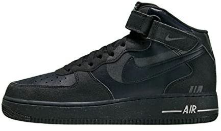 Nike Air Force 1 Mid '07 Lx Herren Größe - 8, Off Noir/Off Noir-Schwarz