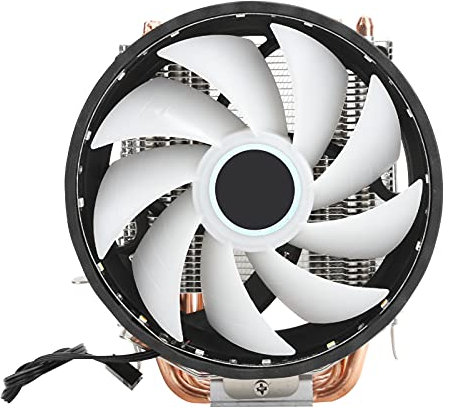 Topiky CPU Air Coolor, CPU Cooler 3PIN RGB 6 Heatpipes Disipador de Calor de Doble Ventilador Mini Radiador de Computadora para Intel/AMD