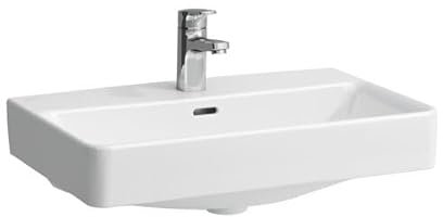 LAUFEN PRO S Compact Aufsatzwaschtisch, ohne Hahnloch, mit Überlauf, US gesch., 600x380mm, H817959A001091, Farbe: Weiß