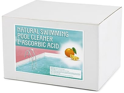 Ascorbinsäurepulver für Pool - Reinigung von Schwimmbädern - 25 kg Großpackung Vitamin C - Natürlicher Metallfleckentferner für Pool