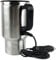 Ronyme Calefacción eléctrica para Coche, tazón Taza, hervidor de Viaje, 12V, 0,48l, Botella de Agua de Acero Inoxidable para Agua, té, café, Leche, Multiusos