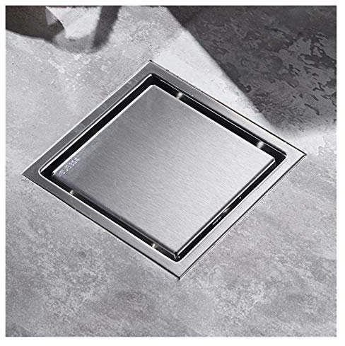 TIYGHI Bodenablauf Onyzpily Dusche-Abfluss-Fußboden-Abfluss Fliese Legen quadratischen Fußboden-Abfall Grates Badablauf Haar Invisible Ralo Linear