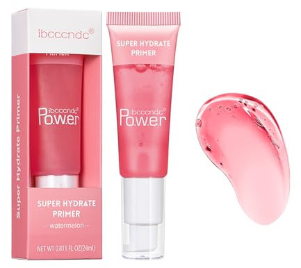 Makeup Primer All Matte Oil Free Full Coverage Foundation Base Long Lasting Hydrating Smoothing Moisturizing Makeup Base Matte Foundation Primer (# Watermelon)