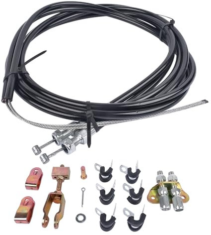 Parking Brake Cable 330-9371 Universal Emergency Brake Cable Fits Internal Drum Brakes, with Design for Versatile Function