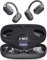 Giveet Écouteurs à oreilles ouvertes, écouteurs de sport sans fil avec double microphone HD avec étui de charge 40h, étanchéité IPX7, casque Bluetooth 5.4 avec crochets auriculaires pour le travail,