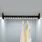 Kleiderstange mit LED-Licht, beleuchtete Garderobenstange, 2-in-1-Kleiderstange mit wiederaufladbarem Licht, Kleiderbügel aus Metall, Tragkraft 50 kg (Größe: 950 mm), aus China erhältlich Warm as