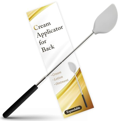 Creme-Applikator für den Rücken, teleskopisch, leicht zu reinigen, trägt Cremes, Sonnenschutzmittel und Salben auf