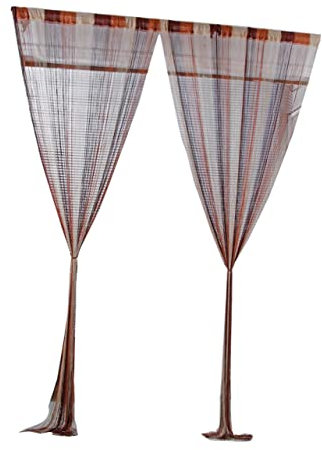 VINTORKY Schnur Türvorhänge Makramee-vorhänge Scheiben Vorhänge Faden Randbereich Led-Vorhang Fransen Vorhang Gardinen Volant Spitzenfenster Trennwand Fenster Faden Raumteiler Bar Tafel