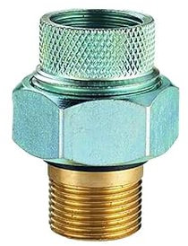 Joint isolant fileté diélectrique en laiton pour consommateurs d'eau 1/2 mf
