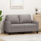 ShGaxin 2-Sitzer-Sofa Taupe 120 cm Stoff, Sofas & Couches, Sofa Wohnzimmer, Sofa Für Jugendzimmer, Relaxsofa, Sofa Für Schlafzimmer, Polstersofa - 359162