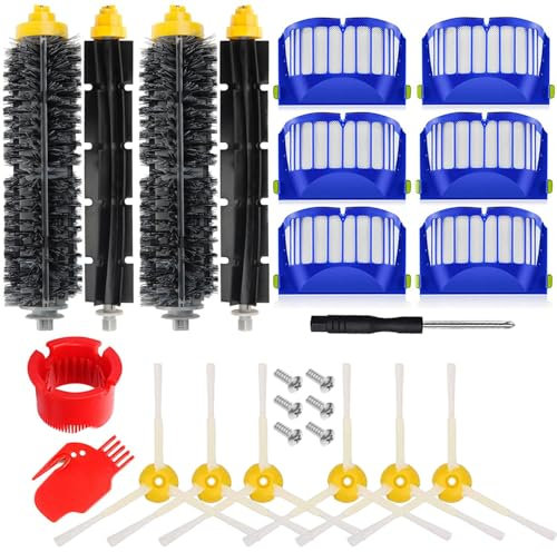 HoHumoca Accessoires pour iRobot Roomba 600 605 606 610 612 614 615 616 620 621 626 627 630 631 632 639 640 650 651 660 669 670 671 672 675 676 680 681 685 687 689 690 691 692 694 696 697 698