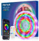 Retroilluminazione LED TV 6 Metri Dream Color, USB Striscia LED RGB+IC con Controllo APP e Telecomando RF 2.4G di Aggiornamento, Sincronizzazione Musicale per TV da 70 a 85 Pollici e PC
