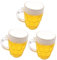Amosfun Bier 3-teiliges Set Oktoberfest Party Dekorationen Kuchen Layout Für Geburtstag Tanz Party Und Festliche Anlässe