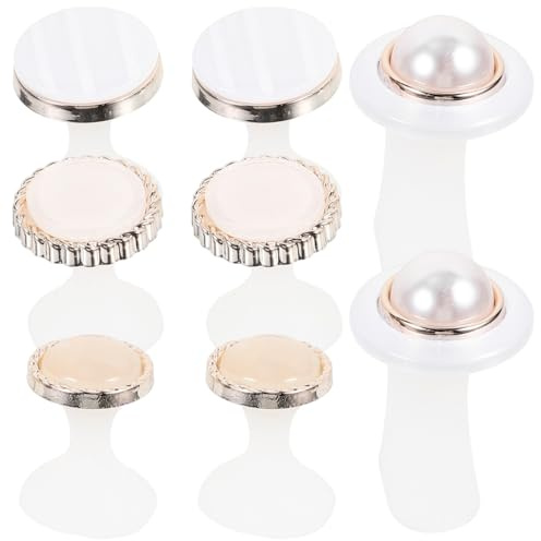 FRCOLOR Silicone Toe Separators for Pedicure 8 Pack Soft Gel Toe Spacers Comfortable Nail Art Tool for Women Home Salon Use