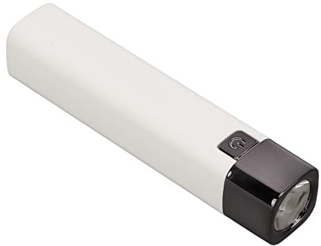 Dilwe Super Helle Taschenlampe, USB Electric Torch mit Leistungsbankfunktion, Wiederaufladbare Mini -Taschenlampe für Outdoor -Aktivitäten (WHITE)
