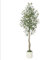 Litake Olivenbaum Künstliche Pflanzen 150cm mit Weiß Topf für,Kunstpflanze Pflanzen Groß,Home,Wohnzimmer,Schlafzimmer Büro DekoModerne Dekoration Housewarming Geschenk (150cm-2pcs)