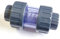 PVC Rückschlagventil transparent 32mm Klebefitting PN16 Poolfitting Kunststoff Fitting Rückflussverhinderer für Poolverrohrung, Schwimmbad- und Teichbau