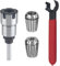 Baeroprki Router Bit Colle Collet Extension Chuck Converter Adapter,Convert 1/2,1/4-Inch Bit with ER20 Spring Collet