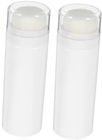 Didiseaon 2Stücke Reisebedarf für Aufbewahrungsbox für Babypuder Auslaufsicher und Kompakt für Unterwegs Hause mit Zufälligen Deckelfarben