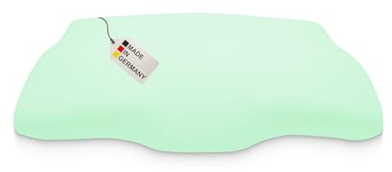 DUKAL | Bezug für Derila (Queensize) Memory Foam Kopfkissen | 30 x 50 cm | aus hochwertigem DOPPEL-Jersey | 100% Baumwolle | Farbe: Mint