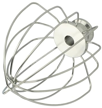 vhbw Schneebesen kompatibel mit KitchenAid KSM180 | KSM160A, KSM90, KSM88PSQ, KSM85PS, KSM75, KSM95, KSM96 Küchenmaschine - Edelstahl