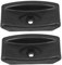 BESTonZON 2PCS Rubber Dumbbell Rack Saddles Shock-Absorbing Base for Weight Plate Storage Barbell Hanger and Home Gym Organization