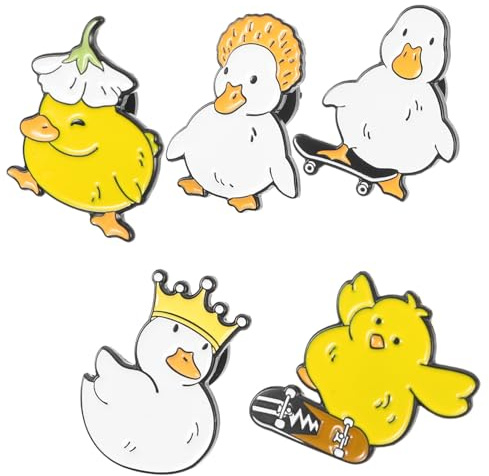 Entzückende Küken Broschennadel aus Legierung für Kleidung und Tasche | 1 Satz, Dekorative Anstecknadel im Cartoon Tiermotiv, Passend für Rucksack, Kleidung, Festliche Looks