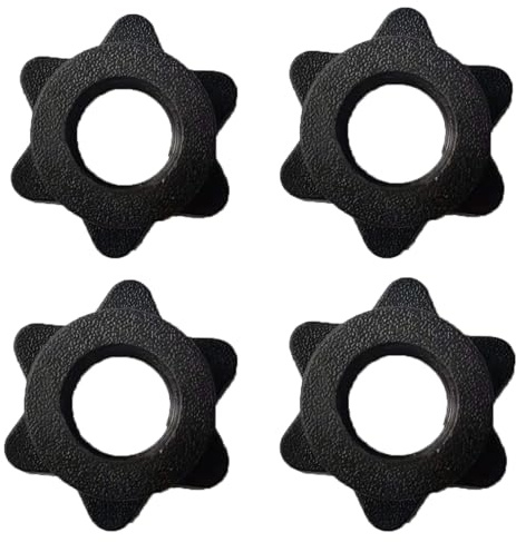 4 PCS Barbell Clips，Dumbbell Clips， Anti Slip Barbell Clips Spin Lock Collar，Barbell Clips Durable Fitness Weight Clamps for Home Gym Workout Equipment