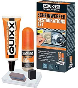 QUIXX KFZ-Scheinwerfer-Restaurations-Kit, 19-teilig, Sie erhalten 1 Produkt mit 19 Teilen