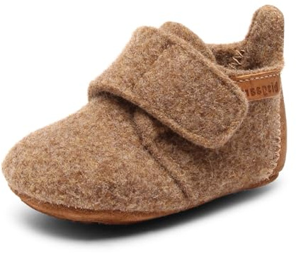 Bisgaard Mädchen Baby Wool Hausschuhe, Camel, 18 EU