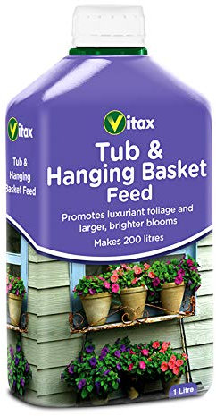 Tigerbox Vitax Tub and Hanging Basket Feed Liquid Fertiliser - 1 Litre