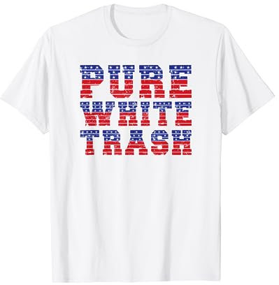 Lustiges Redneck-Hemd, USA amerikanische Flagge reiner T-Shirt