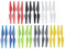 28PCS Quadcopter-Blätter für DJI Tello Luftaufnahmen Drohnen Zubehör Fernbedienung Flugzeug Hohlbecher Motor Farbe Propeller