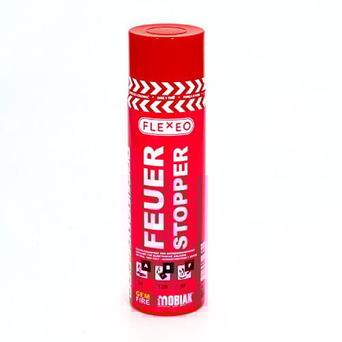 Feuerlöschspray 500ml - Fettbrandlöscher für die Küche - Brandklassen A B F E | Mini Feuerlöscher für Haushalt, Auto, Wohnmobil - Feuerstopp Spray - Löschspray