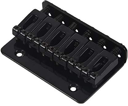 Gitarrensteg für Stratocaster-Gitarre, 6 Saiten, Schwarz