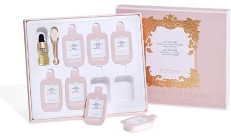GELLE FRERES Masque Visage Hydratant et Revitalisant à la Rose, Effet Apaisant, pour Peaux Sèches et Sensibles, Masque Visage Illuminateur et Antioxydant, 256 g