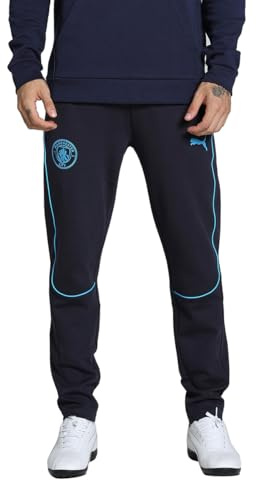PUMA Herren Manchester City Casuals Hose L New Navy Magic Blue