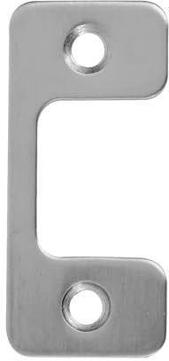 Exterior Door Strike Plate - Adjustable with Large Hole for Deadbolts and Electronic Locks - Secure Your Home or Rental Property - Smooth, Reliable Operation - 1x2.25 Size