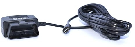 OBD2 OBD Power Cable for Dash Camera TwinPa OBD to USB-C OBDII Adapter Hardwire Charger Cable 24 Hours Surveillance and Acc Two Mode 12-36V to 5V 3A (USB-C Port)