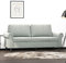 ZEYUAN 2-Sitzer-Sofa Hellgrau 140 cm Samt, Loungesofa, Sofas & Couches, Relaxsofa, Couch für Wohnzimmer - 359529